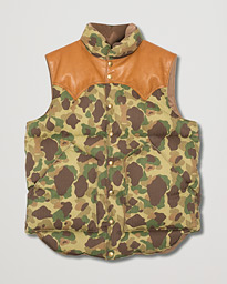 The Real McCoy's Frogskin Down Vest S