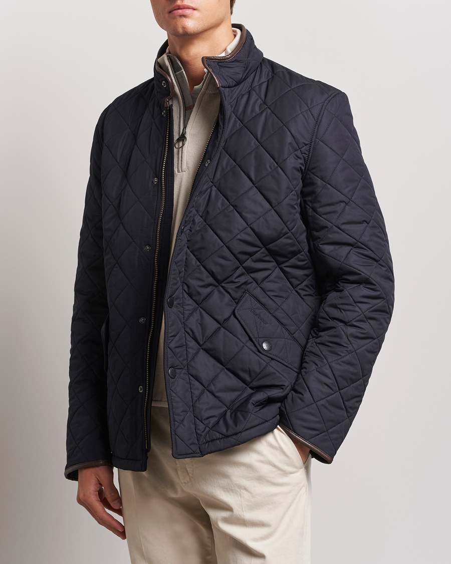 Herr | Barbour | Barbour Lifestyle | Powell Quilted Jacket Navy
