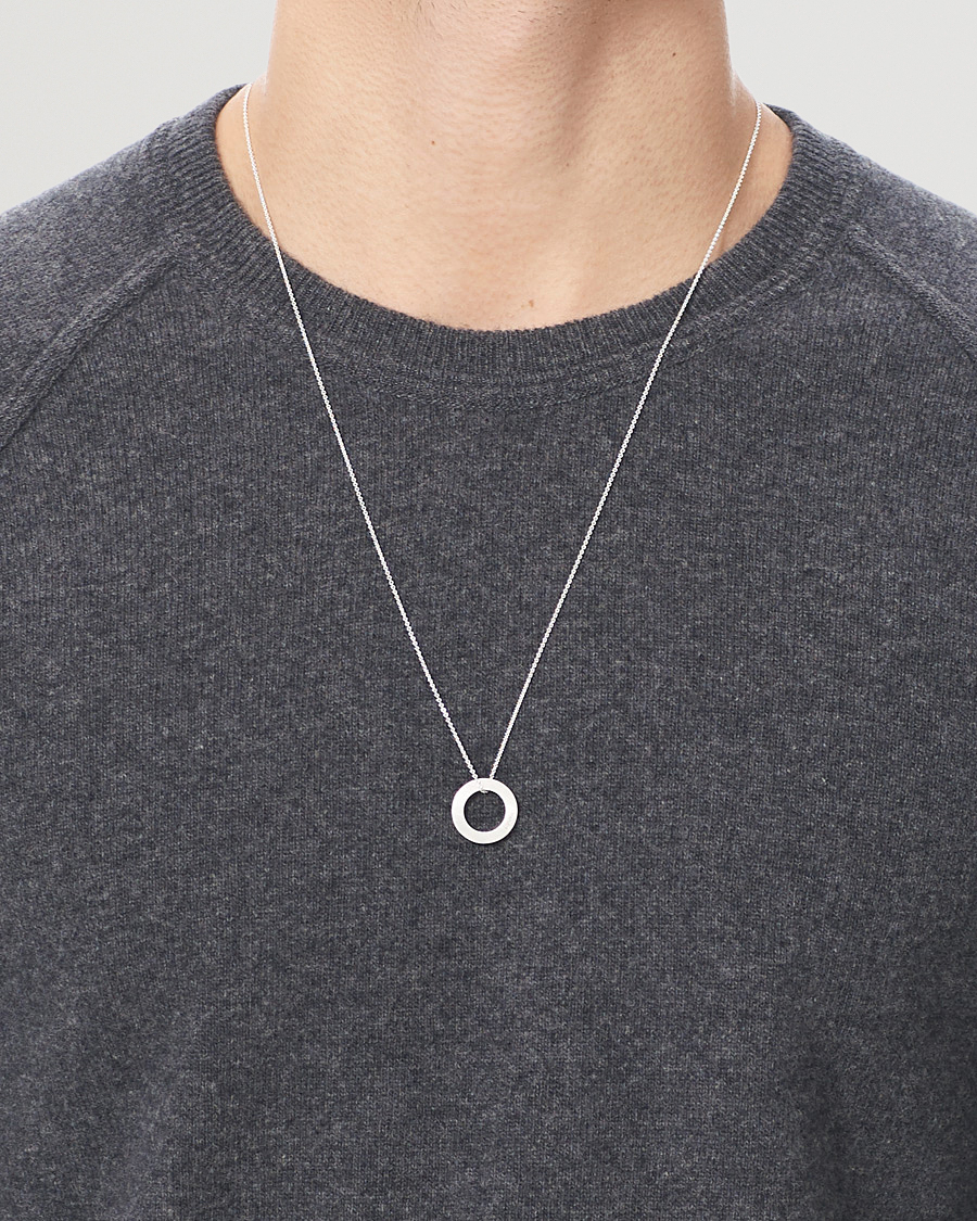 Herren | Halsketten | LE GRAMME | Circle Necklace Le 2.5  Sterling Silver
