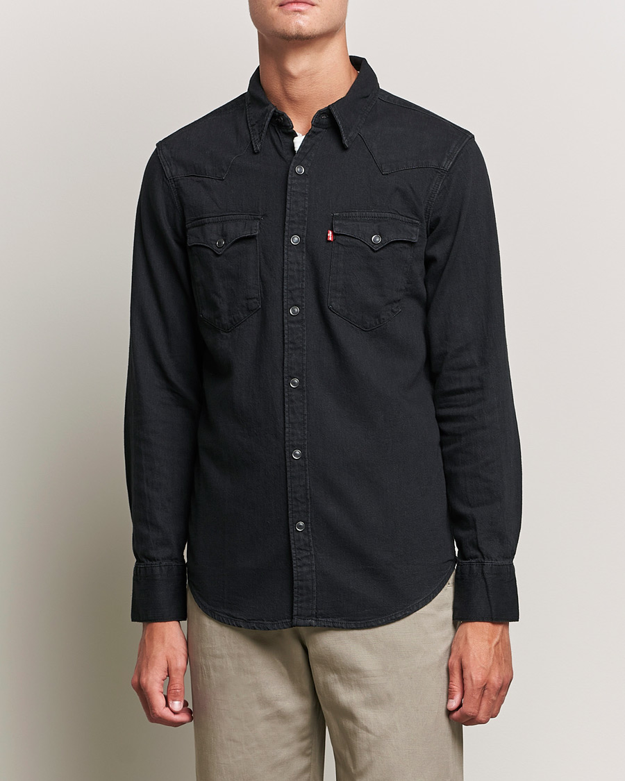 Herren | Jeanshemden | Levi\'s | Barstow Western Standard Shirt Marble Black