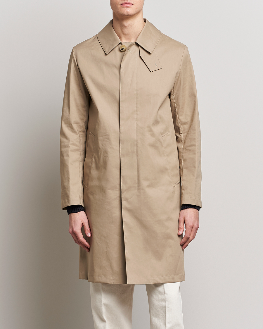 Herren | Formal Wear | Mackintosh | Manchester Car Coat Fawn