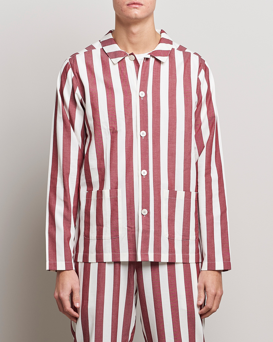Herren | Nufferton | Nufferton | Uno Striped Pyjama Set Red/White