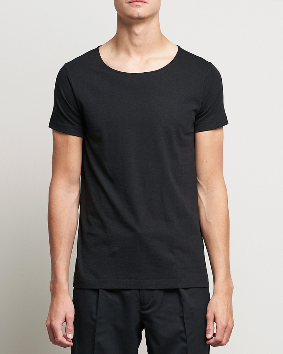 Herren | Merz b. Schwanen | Merz b. Schwanen | 1920s Loopwheeled T-Shirt Black