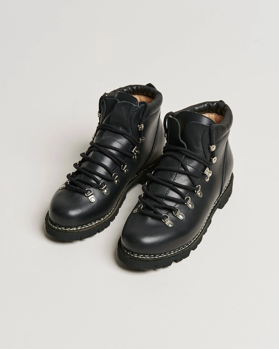 Herren | Handgefertigte Schuhe | Paraboot | Avoriaz Hiking Boot Black