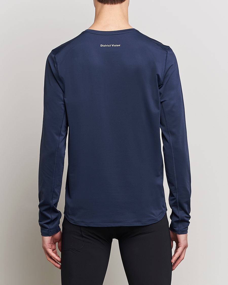 Herren | Langarm T-Shirt | District Vision | Deva-Tech Long Sleeve T-Shirt Navy