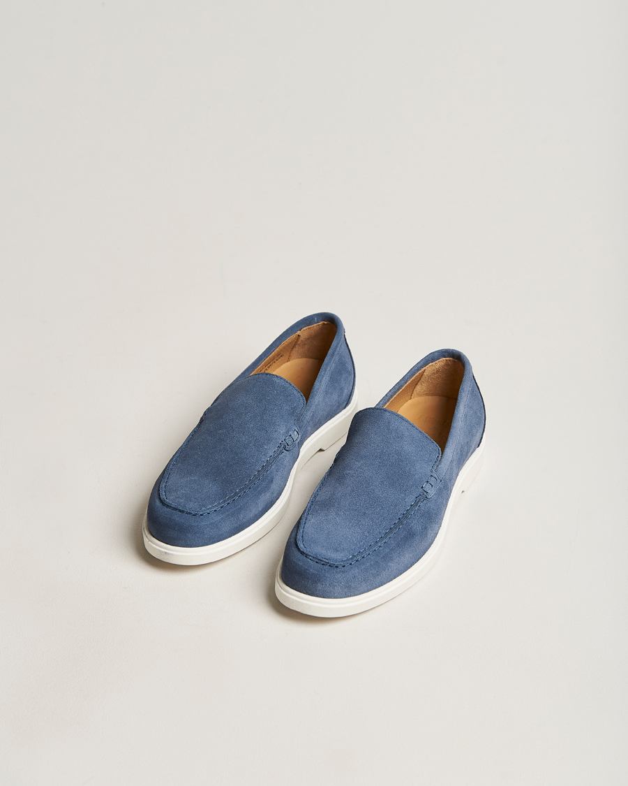 Herr | Handgjorda skor | Loake 1880 | Tuscany Suede Loafer Denim