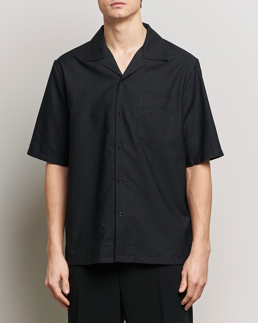 Herren |  | Filippa K | Resort Short Sleeve Shirt Black