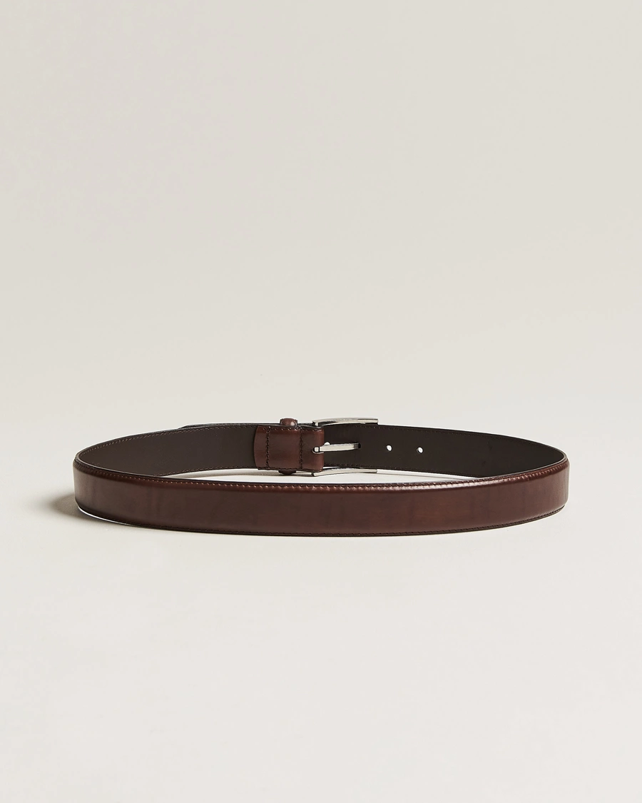 Herren | Accessoires | Loake 1880 | Philip Leather Belt Dark Brown