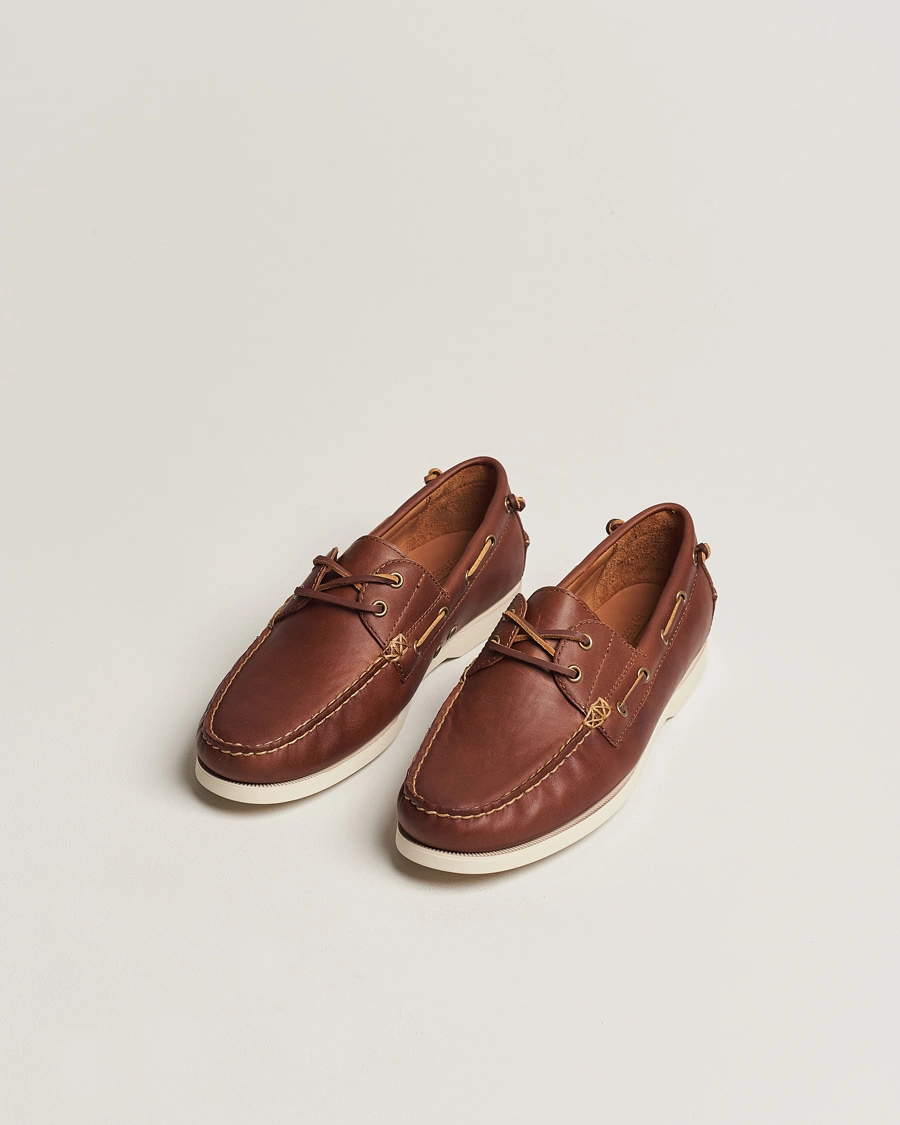 Herren | Polo Ralph Lauren | Polo Ralph Lauren | Merton Leather Boat Shoe Tan