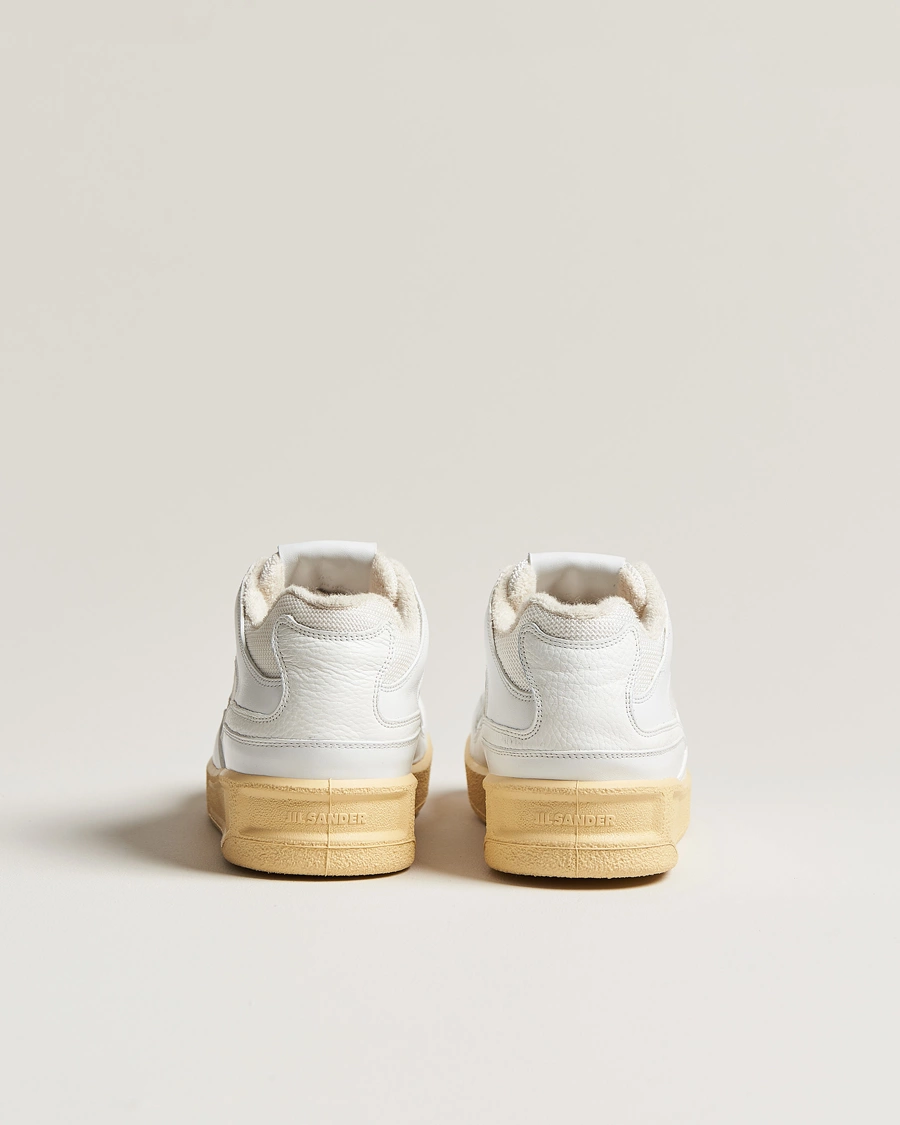Herren |  | Jil Sander | Low Basket Sneakers White