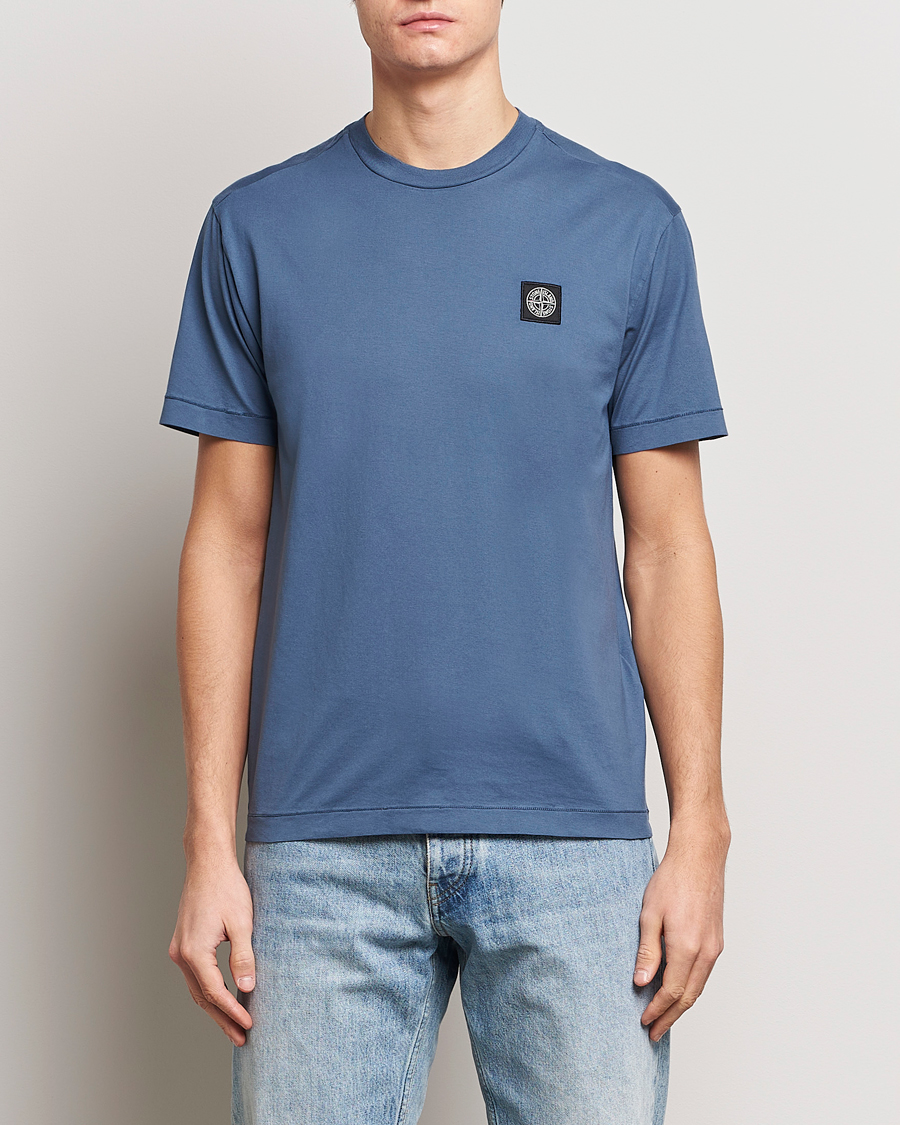 Herren | Kleidung | Stone Island | Garment Dyed Cotton Jersey T-Shirt Dark Blue
