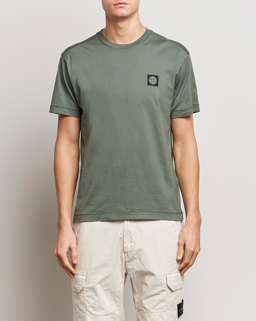 Herren | Stone Island | Stone Island | Garment Dyed Cotton Jersey T-Shirt Musk