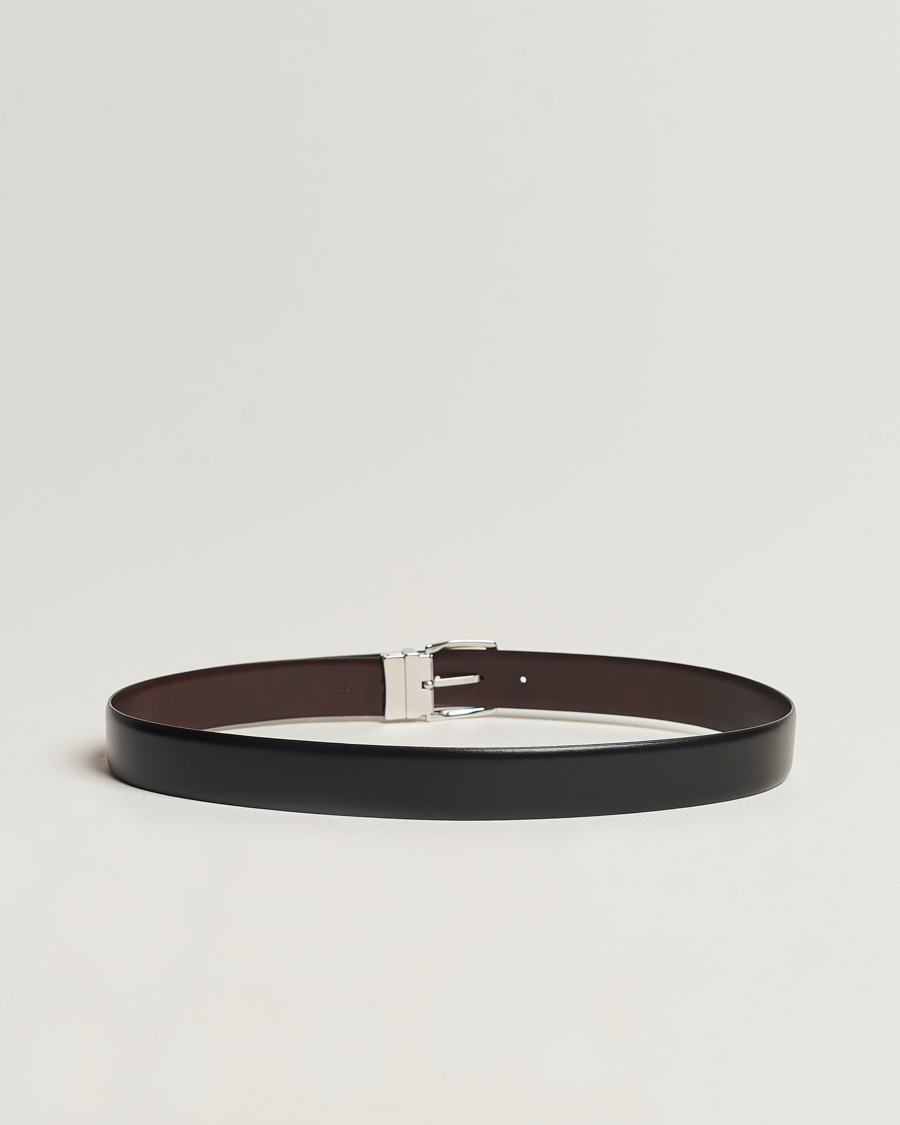 Herren | Anderson's | Anderson\'s | Reversible Leather Belt 3,5 cm Black/Brown