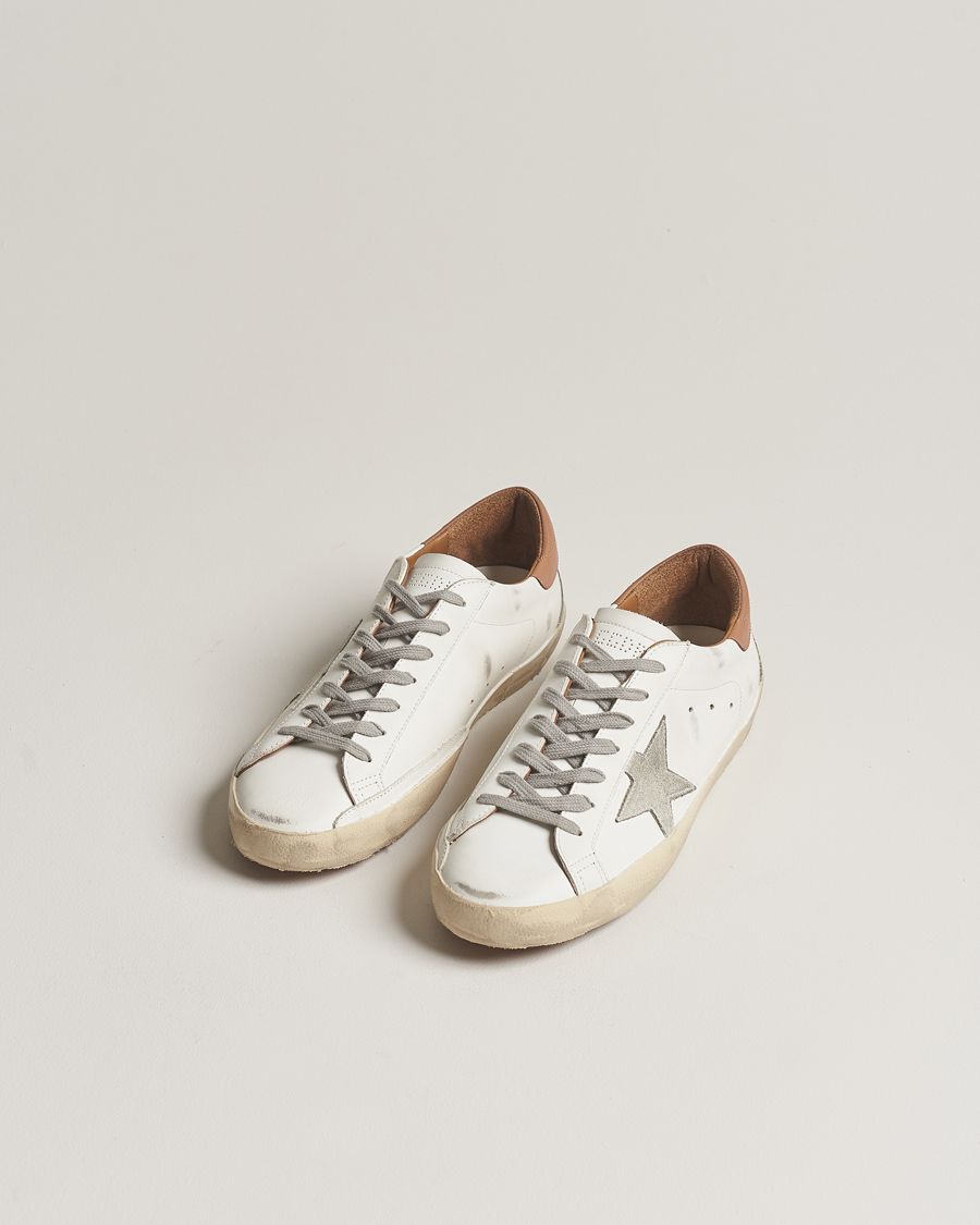 Herren |  | Golden Goose | Deluxe Brand Super-Star Sneaker White/Caramel