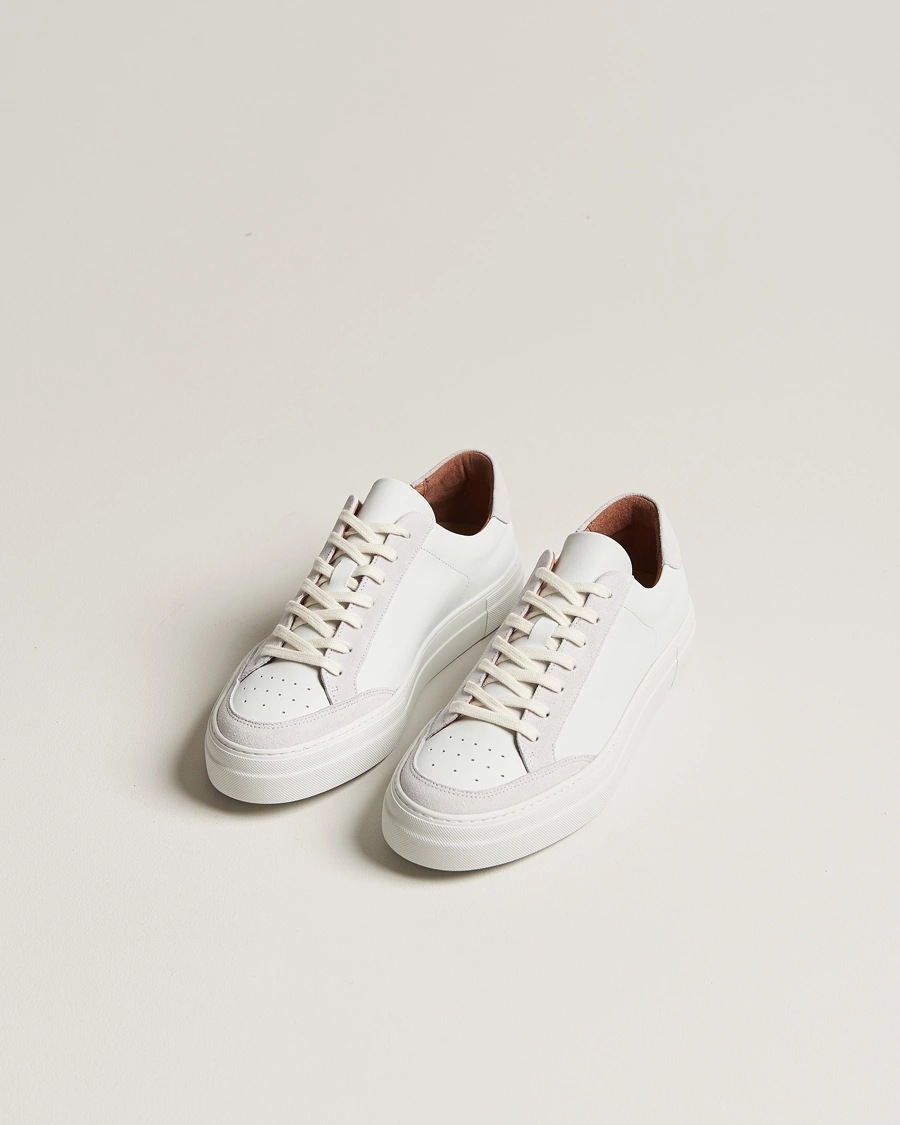 Herren | J.Lindeberg | J.Lindeberg | Art Signature Leather Sneaker White