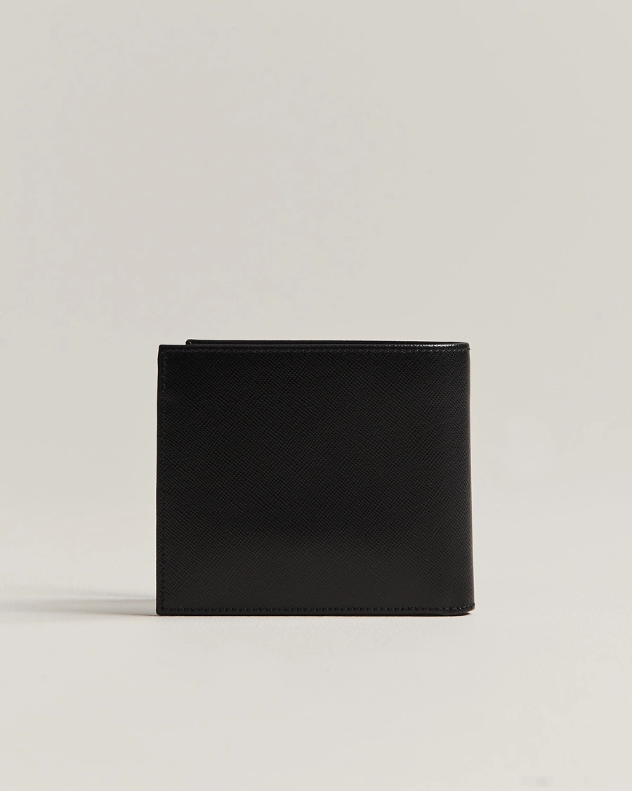 Herr | Kiton | Kiton | Saffiano Leather Wallet Black