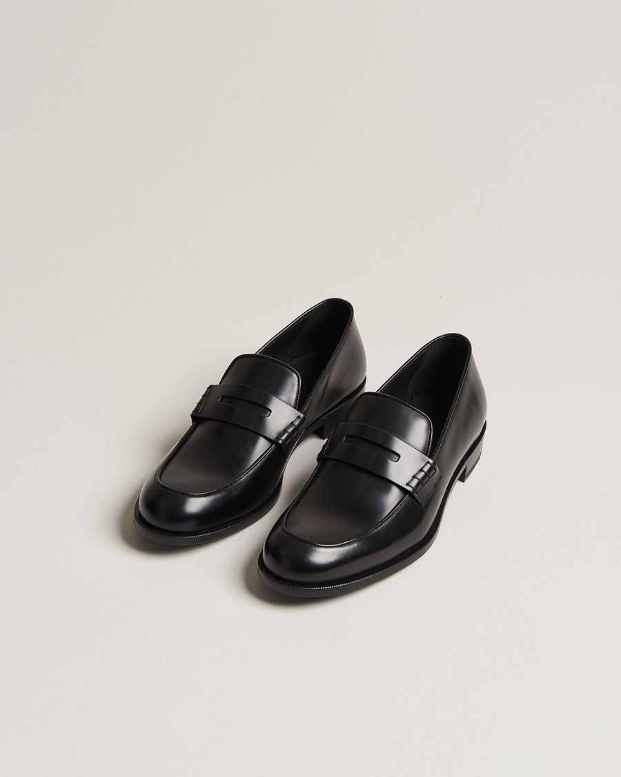 Herren | Schuhe | Giorgio Armani | Penny Loafers Black Calf