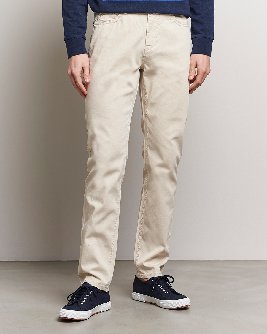 Herren |  | Morris | James Structured 5-Pocket Trousers Off White