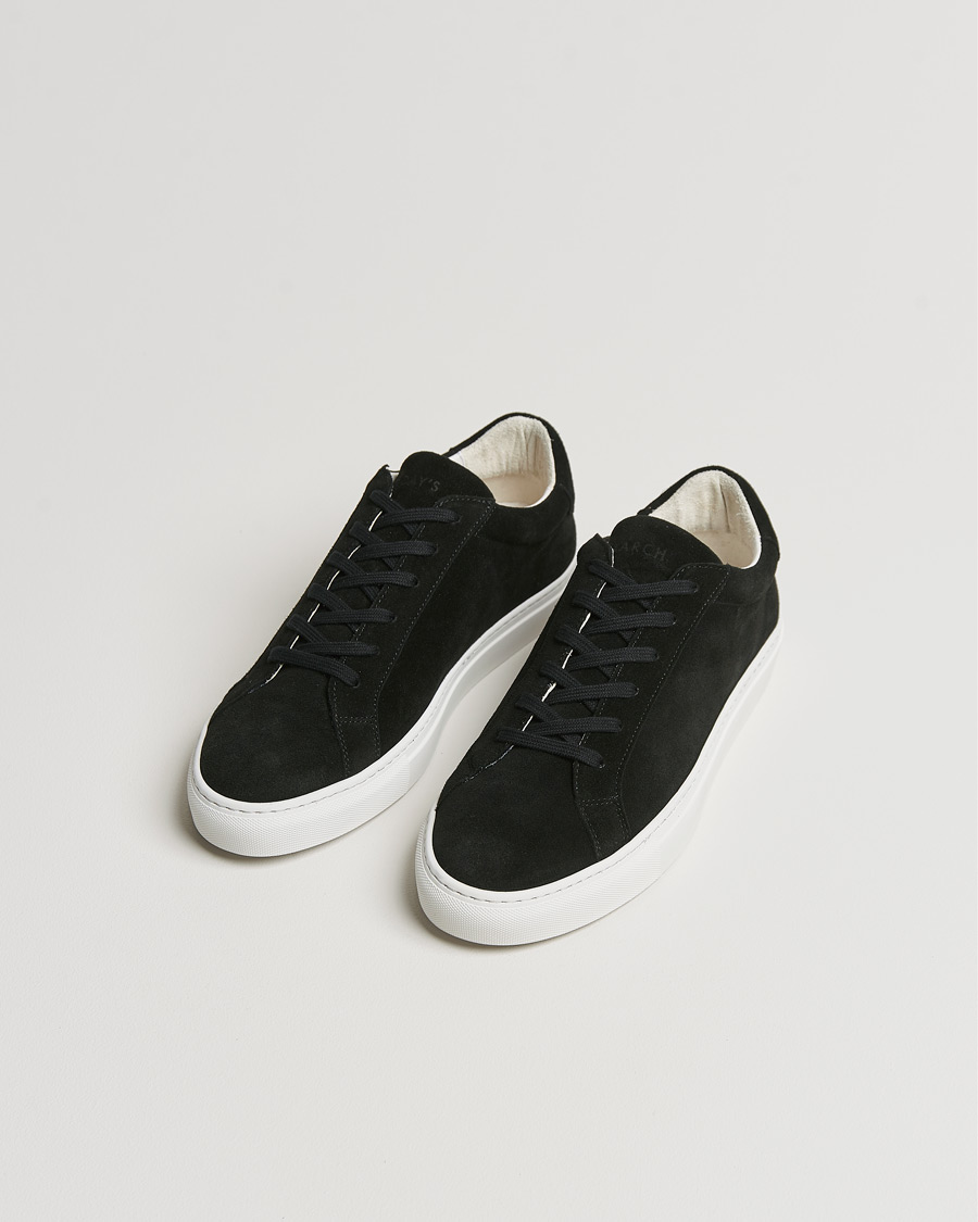 Herren | A Day's March | A Day's March | Suede Marching Sneaker Black
