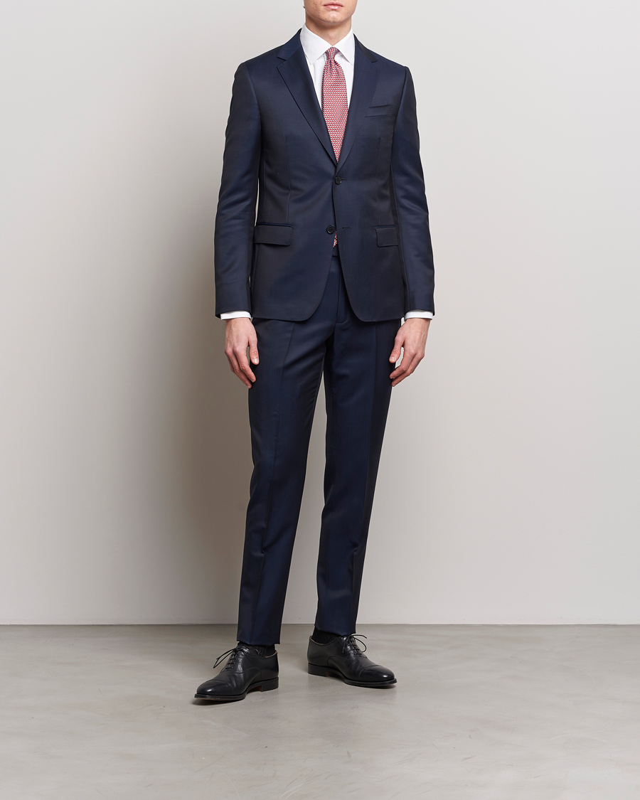 Herren |  | Zegna | Tailored Wool Suit Navy