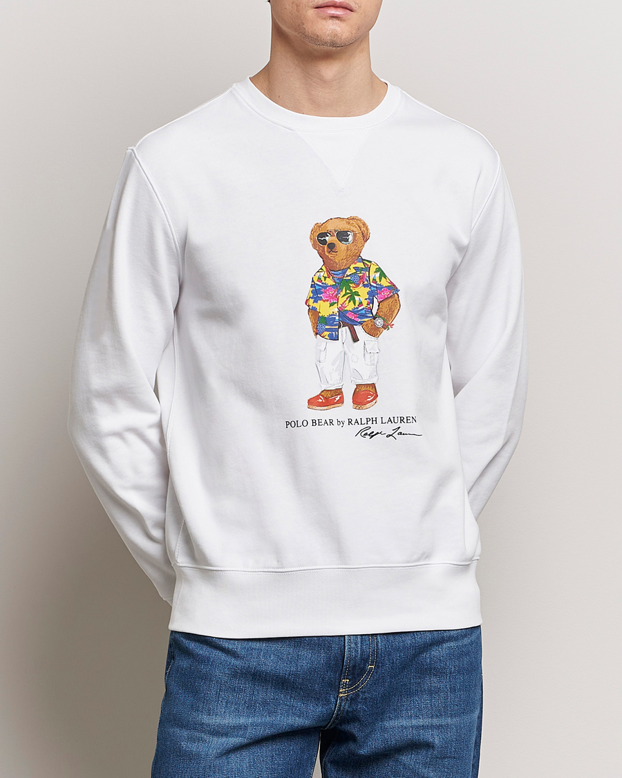 Herren |  | Polo Ralph Lauren | Beach Club Bear Sweatshirt White