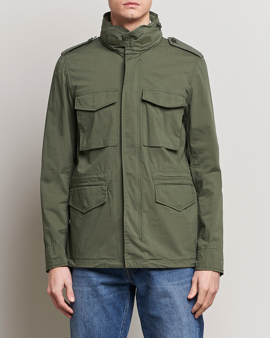 Herren | Formal Wear | Aspesi | Lightweight Cotton Field Jacket Military