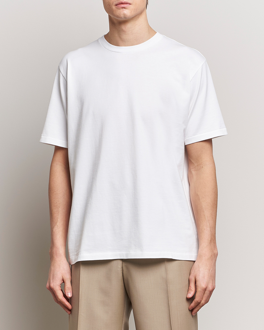 Herr | Luxury Brands | Auralee | Luster Plating T-Shirt White