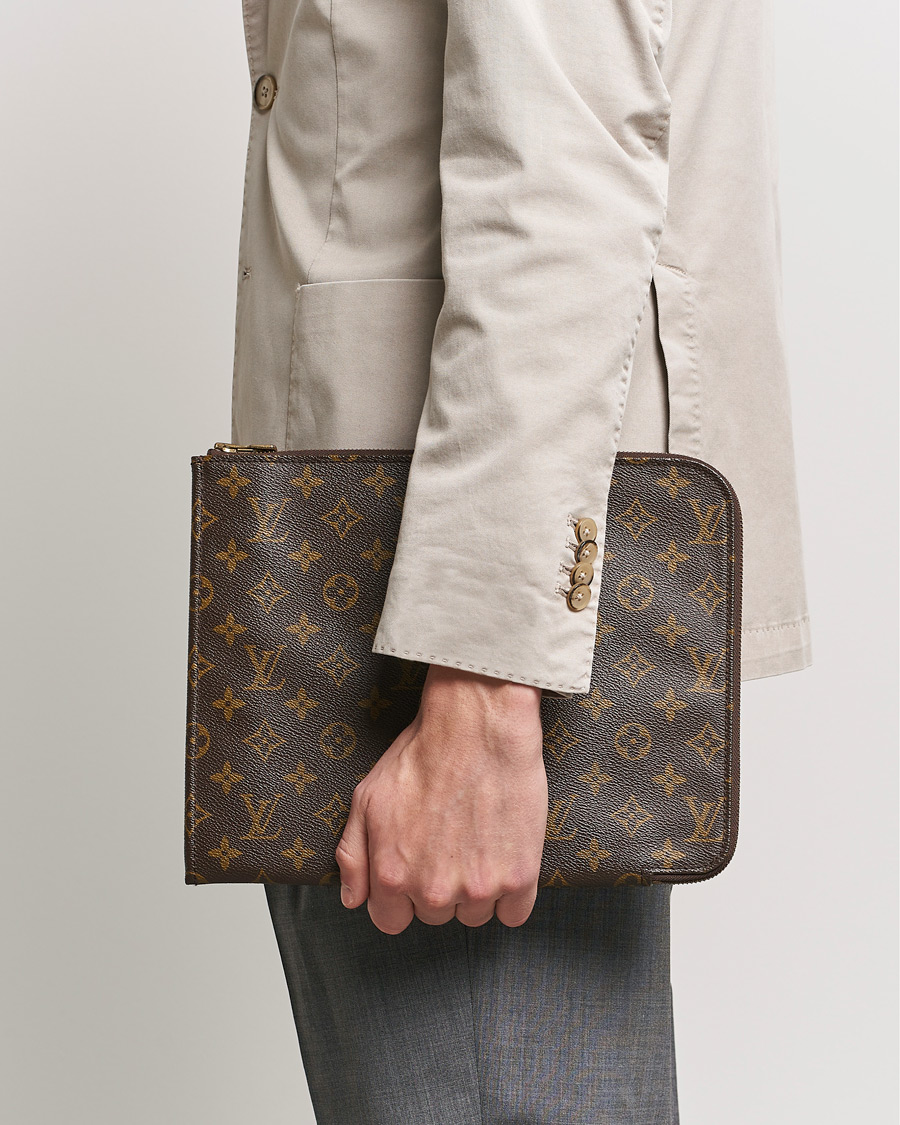 Herren | Pre-owned Accessoires | Louis Vuitton Pre-Owned | Posh Documan Document Bag Monogram
