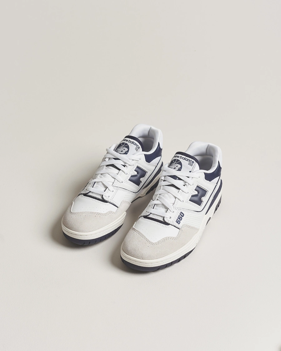 Herren | Schuhe | New Balance | 550 Sneakers White/Navy