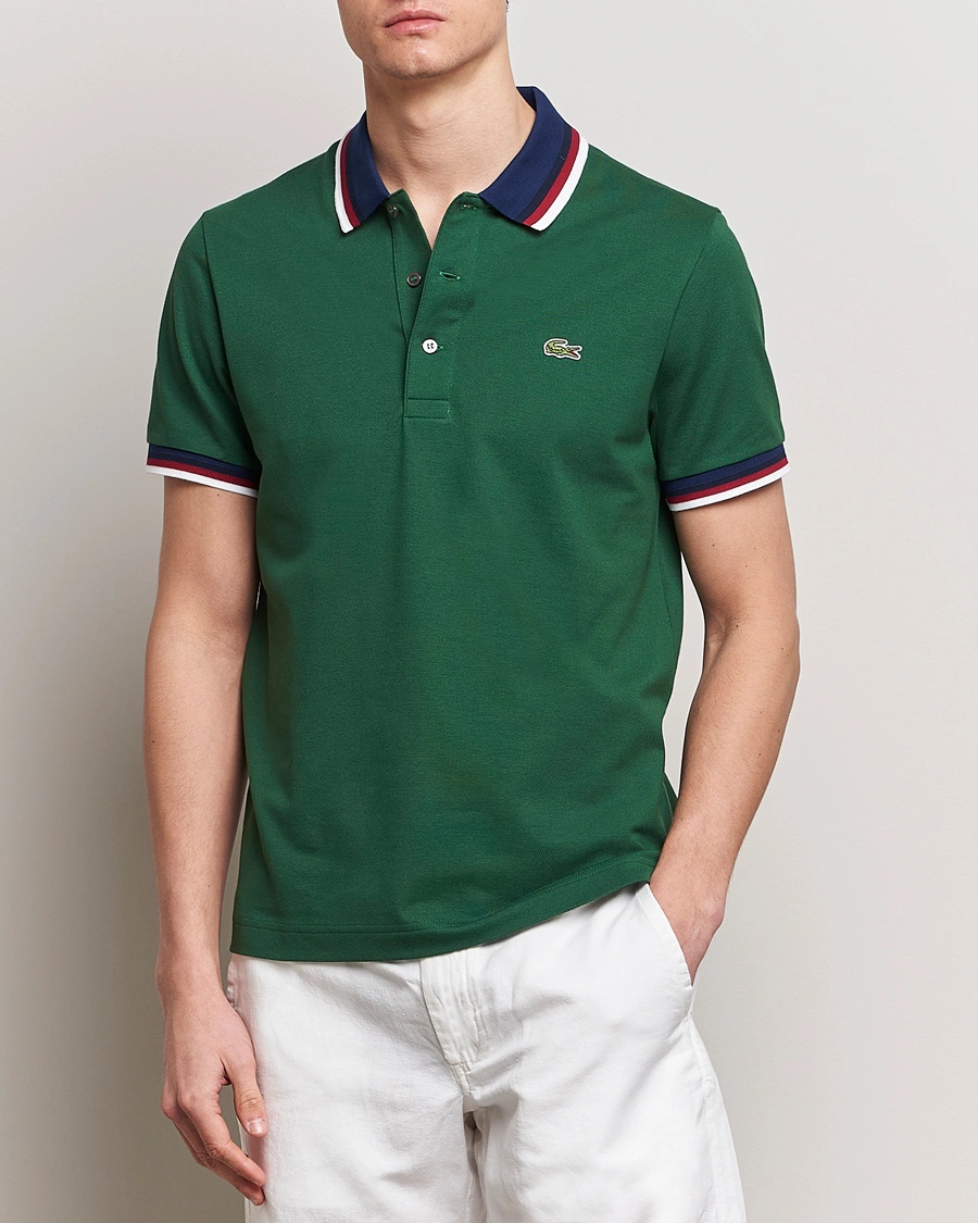 Herren | Kleidung | Lacoste | Regular Fit Tipped Polo Green