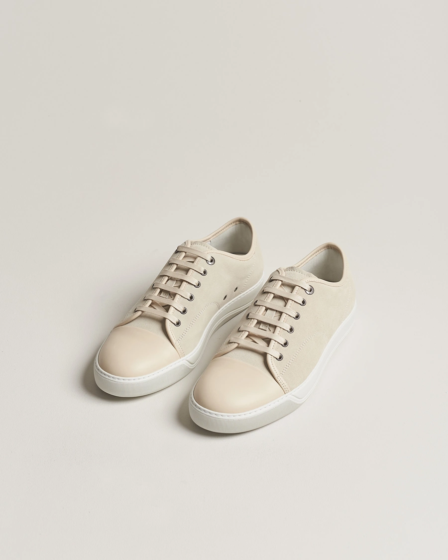 Herren | Schuhe | Lanvin | Nappa Cap Toe Sneaker Vanille