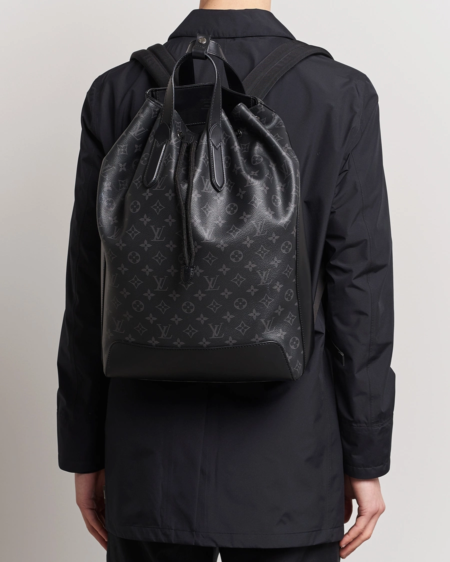 Herren | Pre-Owned & Vintage Bags | Louis Vuitton Pre-Owned | Explorer Backpack Monogram Eclipse