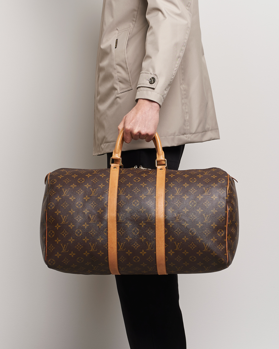 Herren | Pre-owned | Louis Vuitton Pre-Owned | Keepall 50 Bag Monogram 