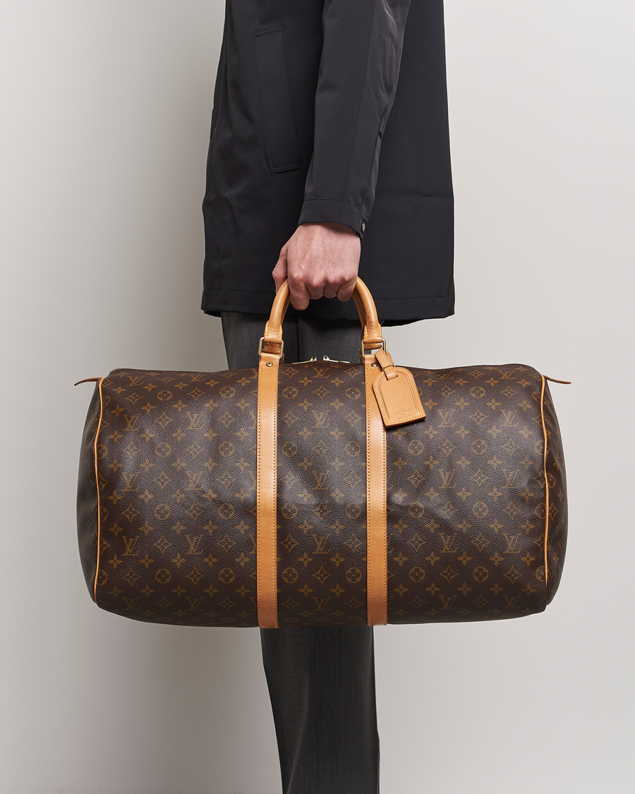 Herren | Pre-Owned & Vintage Bags | Louis Vuitton Pre-Owned | Keepall 55 Monogram 