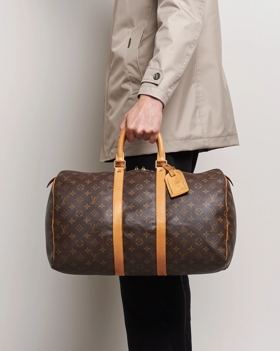 Herren | Pre-owned | Louis Vuitton Pre-Owned | Keepall 45 Bag Monogram 