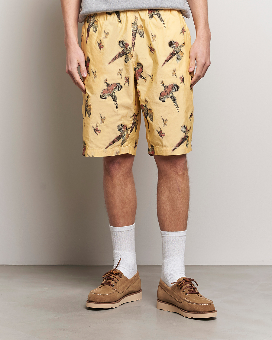 Herren | Kleidung | BEAMS PLUS | Duck Jacquard Easy Shorts Yellow