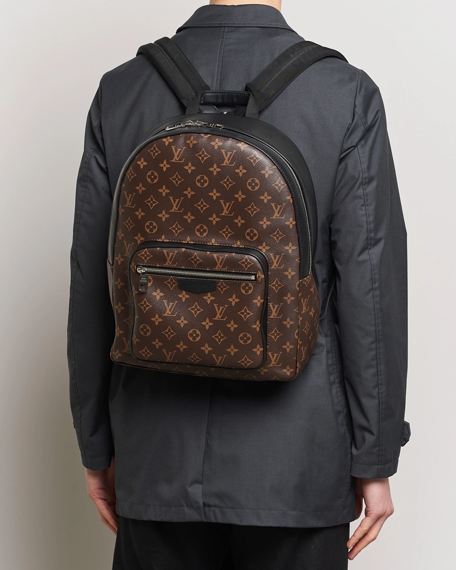 Herren | Pre-Owned & Vintage Bags | Louis Vuitton Pre-Owned | Josh Macassar Backpack Monogram 