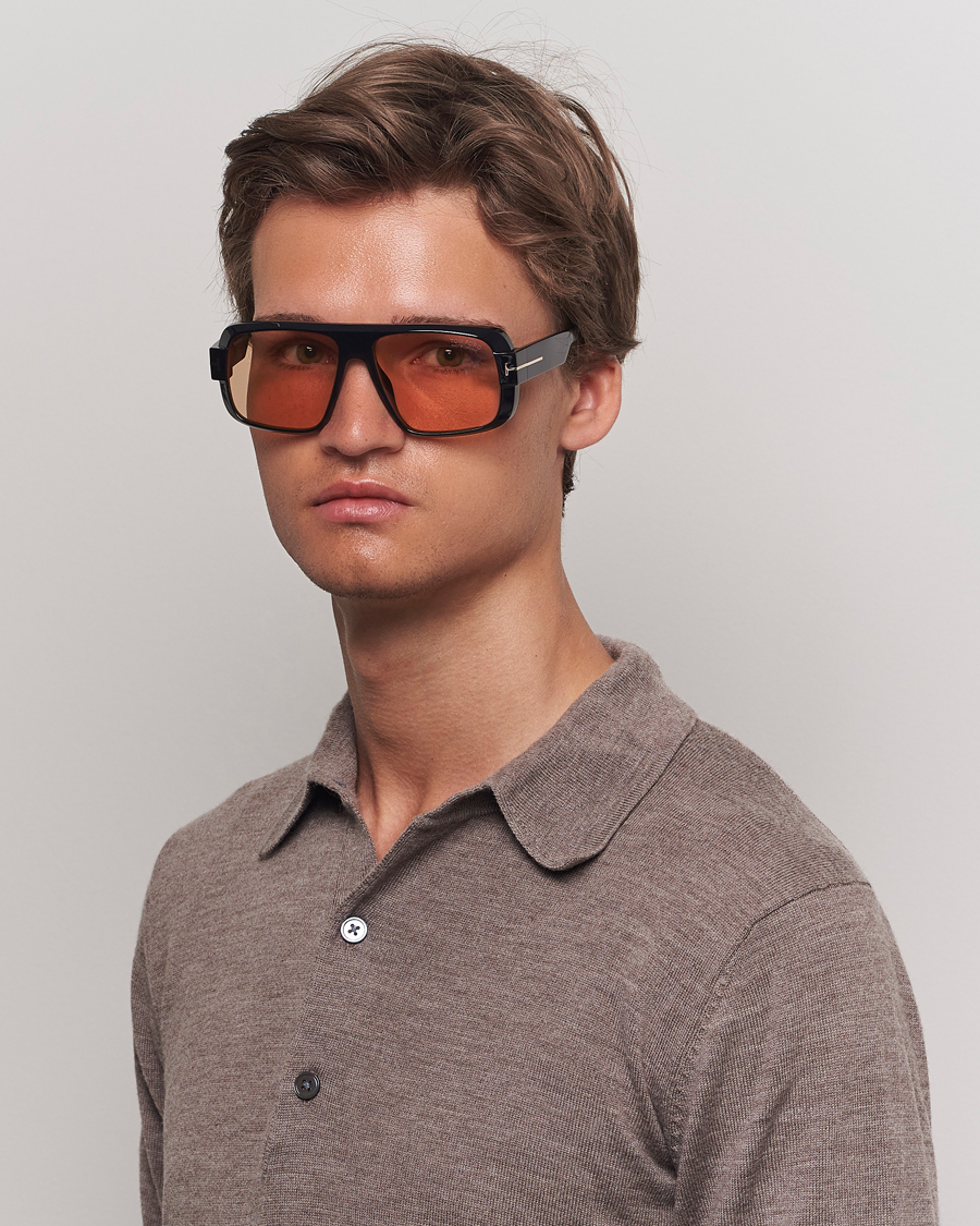 Herren | Sonnenbrillen | Tom Ford | Turner FT1101 Sunglasses Black/Brown