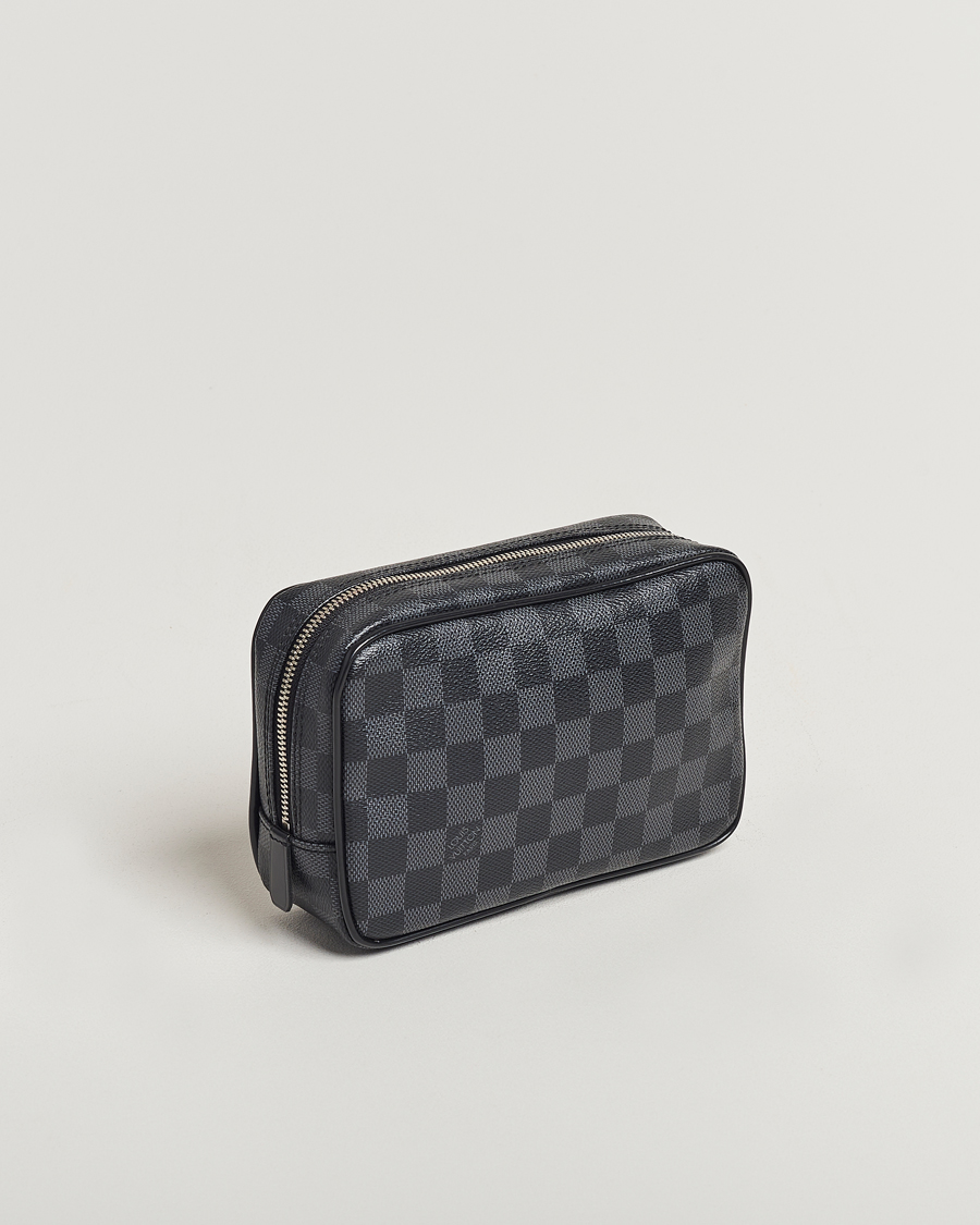 Herren | Pre-Owned & Vintage Bags | Louis Vuitton Pre-Owned | Toilet Pouch PM Damier Graphite