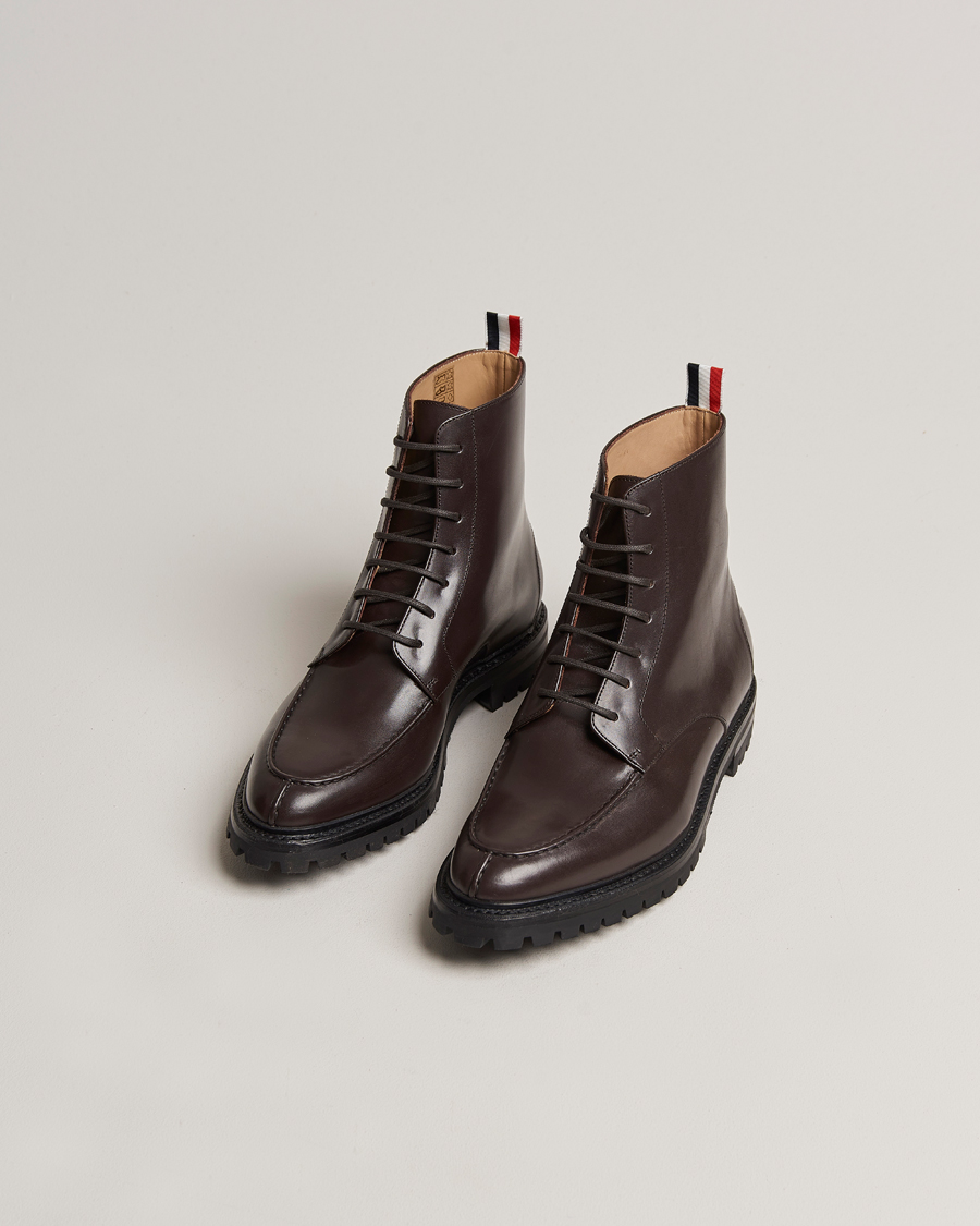 Herren | Schuhe | Thom Browne | Apron Stitch Commando Boots Brown