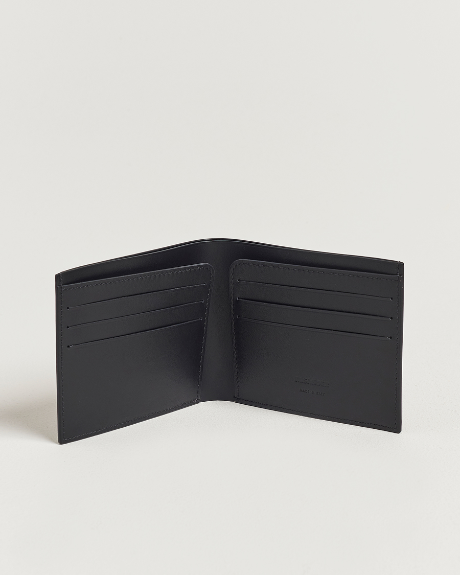 Herr | Luxury Brands | Jil Sander | Soft Calf Leather Wallet Black