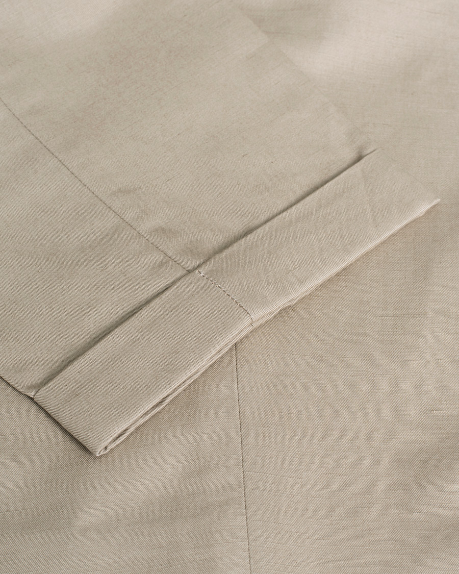 Herren |  | Pre-owned | Briglia 1949 Easy Fit Pleated Linen/Cotton Trousers Beige