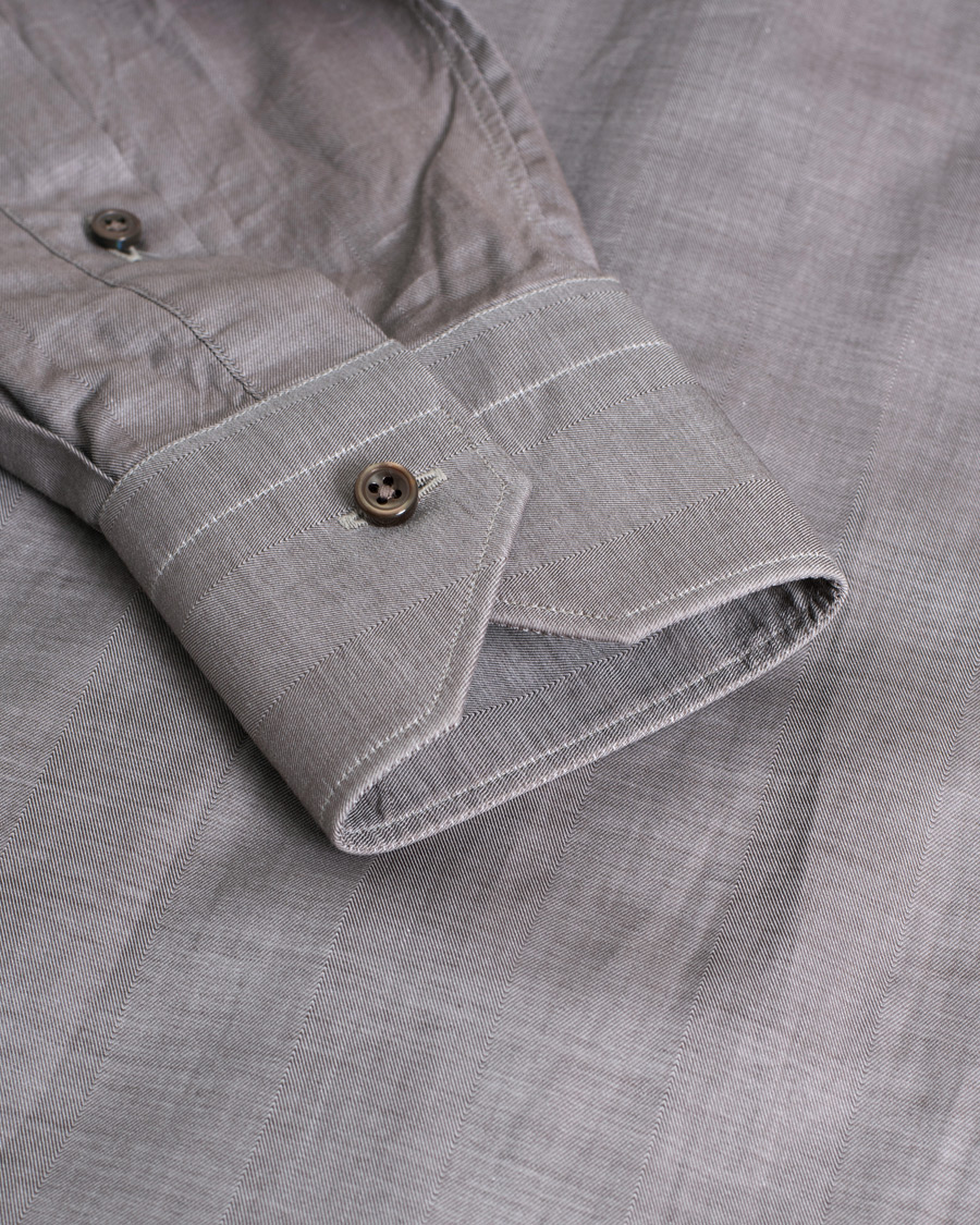 Herren |  | Pre-owned | Ermenegildo Zegna Slim Fit Cotton Shirt Grey M
