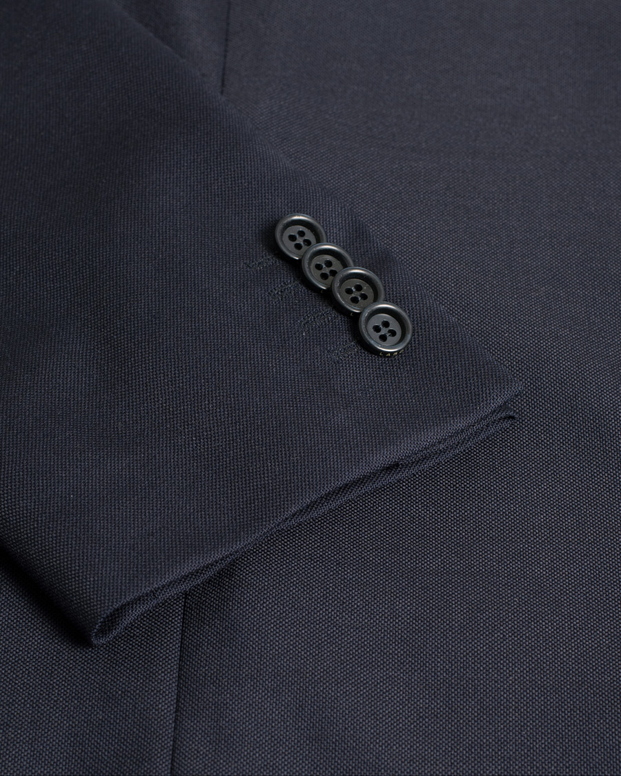 Herren |  | Pre-owned | Lardini Patch Pocket Wool Blazer Navy