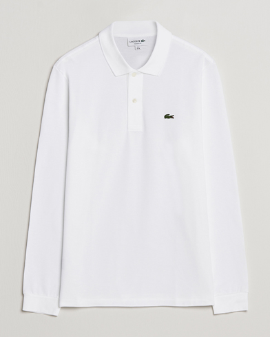 Herren | Langarm-Poloshirts | Lacoste | Long Sleeve Polo White