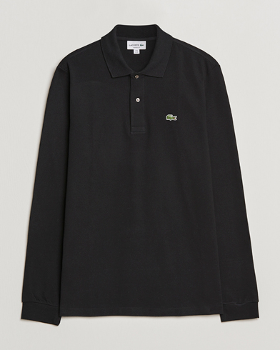 Herren | Langarm-Poloshirts | Lacoste | Long Sleeve Polo Black