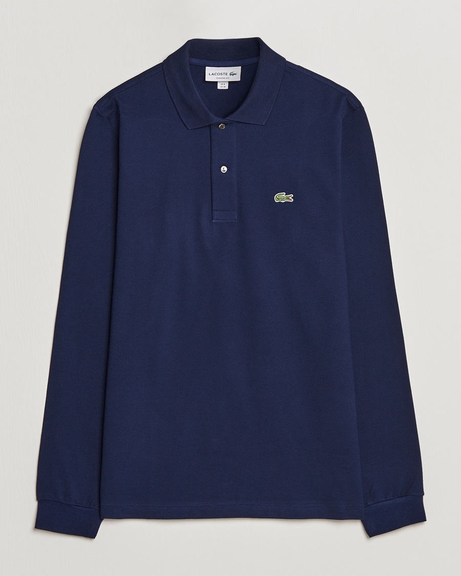  Long Sleeve Piké Navy