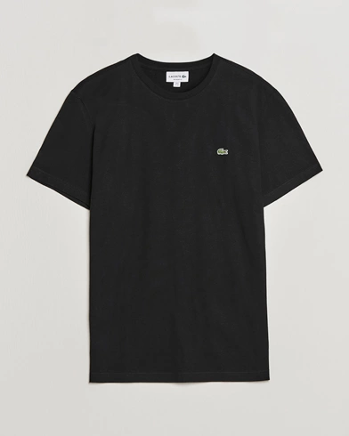 Herren | Schwartze t-shirts | Lacoste | Crew Neck T-Shirt Black