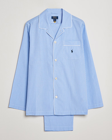 Herren | Schlafanzüge & Bademäntel | Polo Ralph Lauren | Pyjama Set Mini Gingham Blue