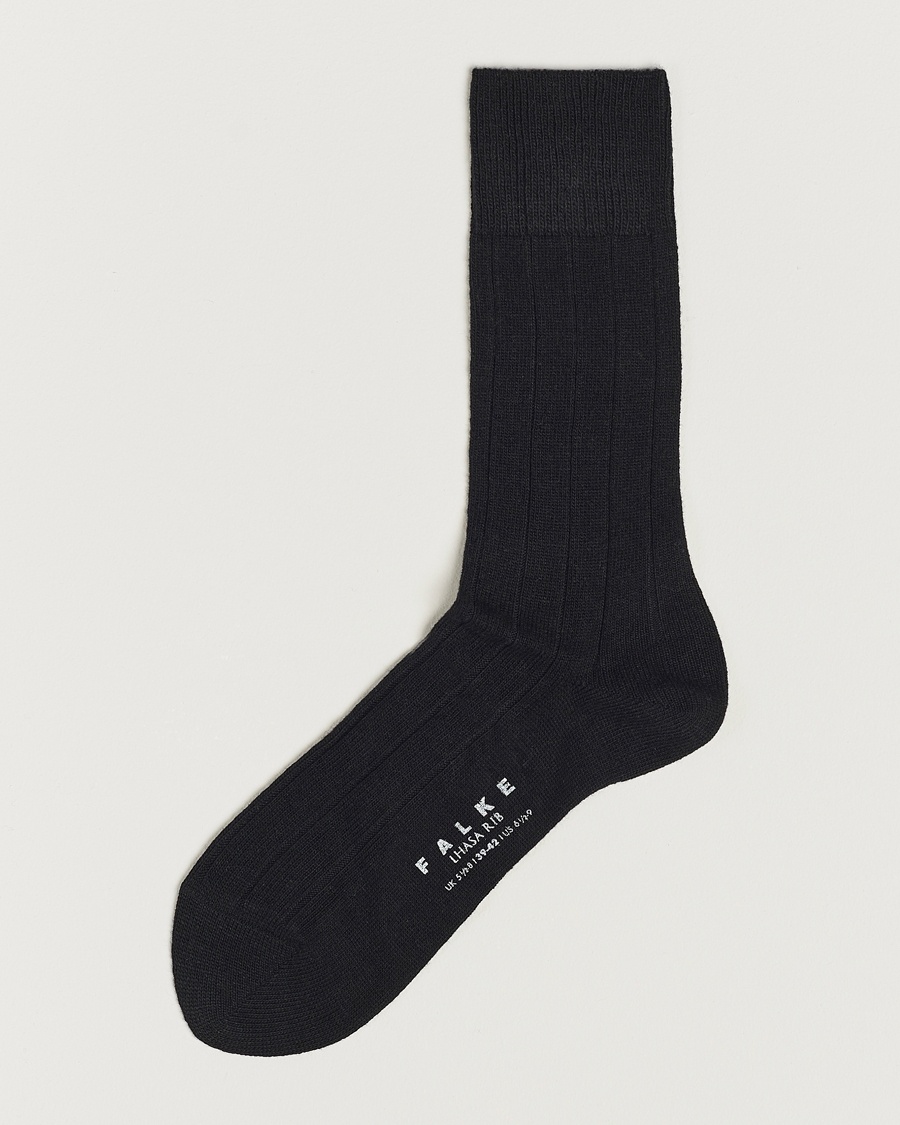 Falke Lhasa Cashmere Socks Black – Schwarz
